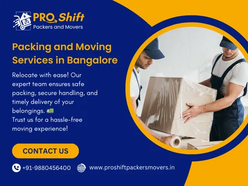 Packing and Moving service in Bangalore